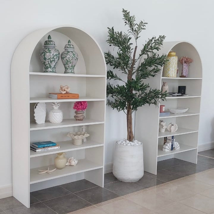 Arch Shelving Unit - Plaster Finish