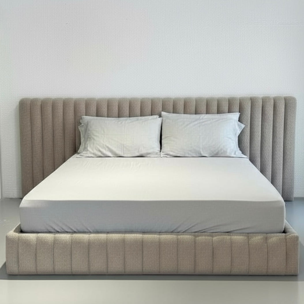 Strips Bed - with 4 drawers