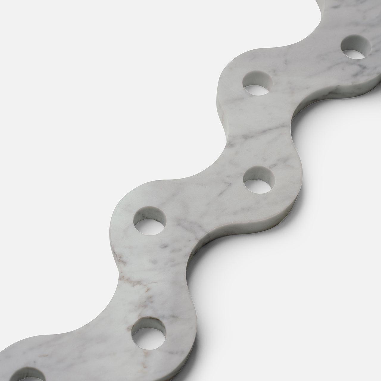 Tangle 8 - White Marble