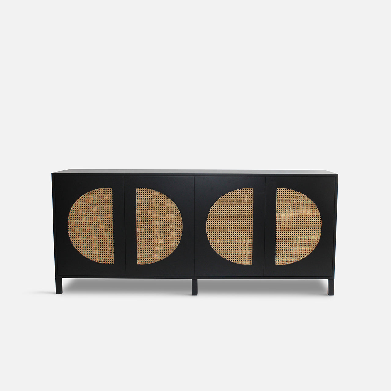 Cane Cabinet - 4 doors