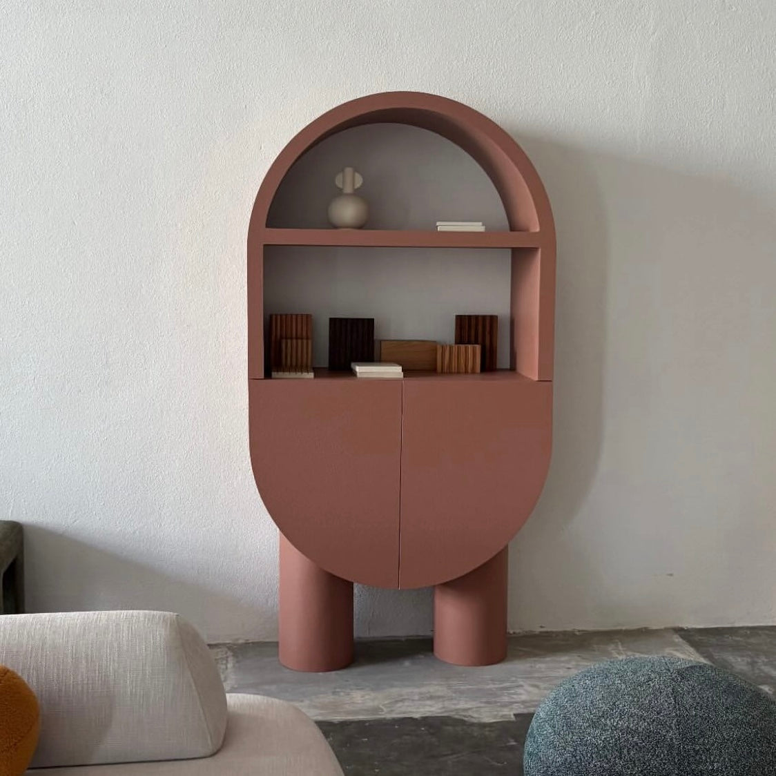 Eggy Bar Unit - Plaster Finish