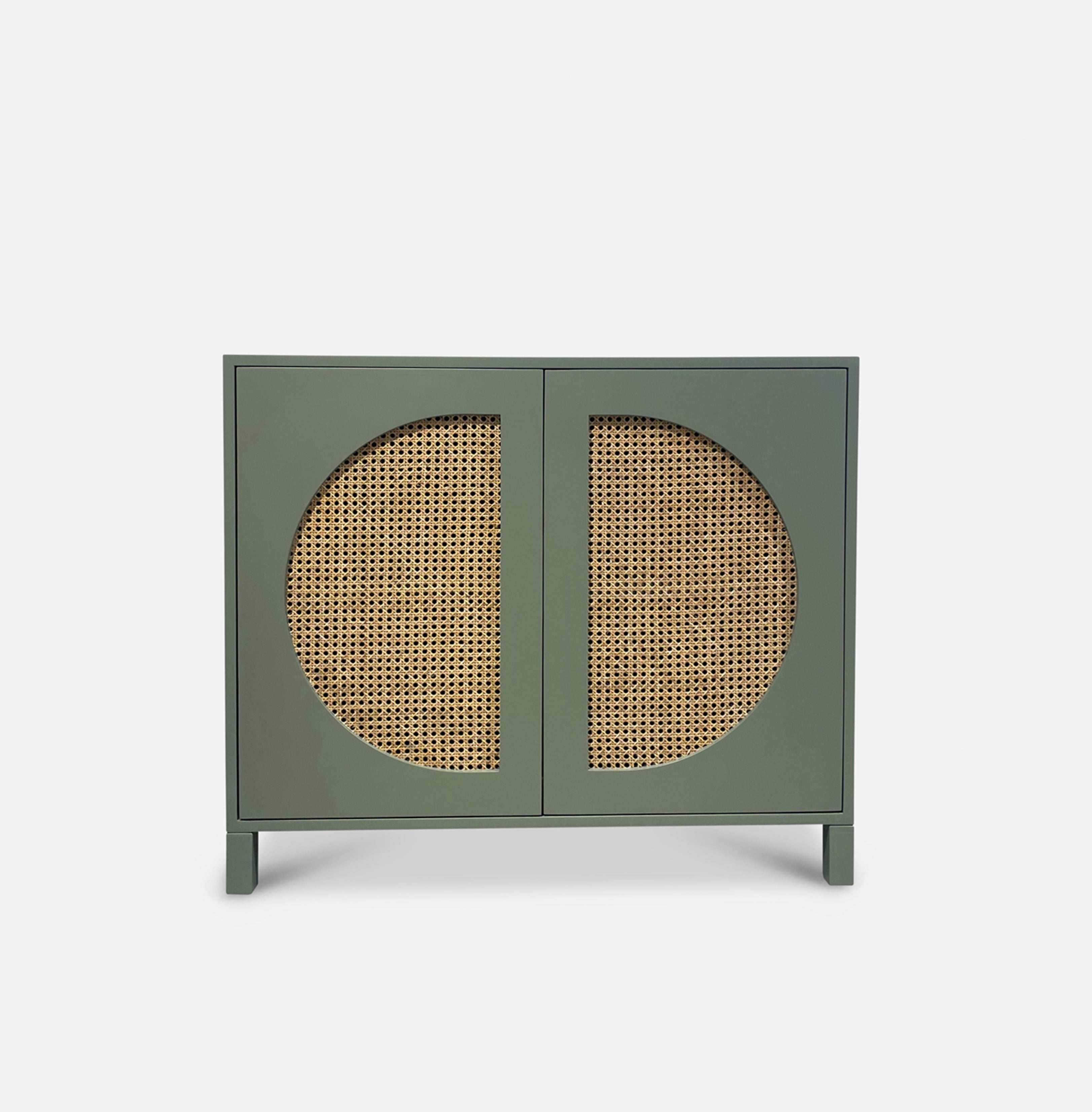 Cane Cabinet - 2 doors