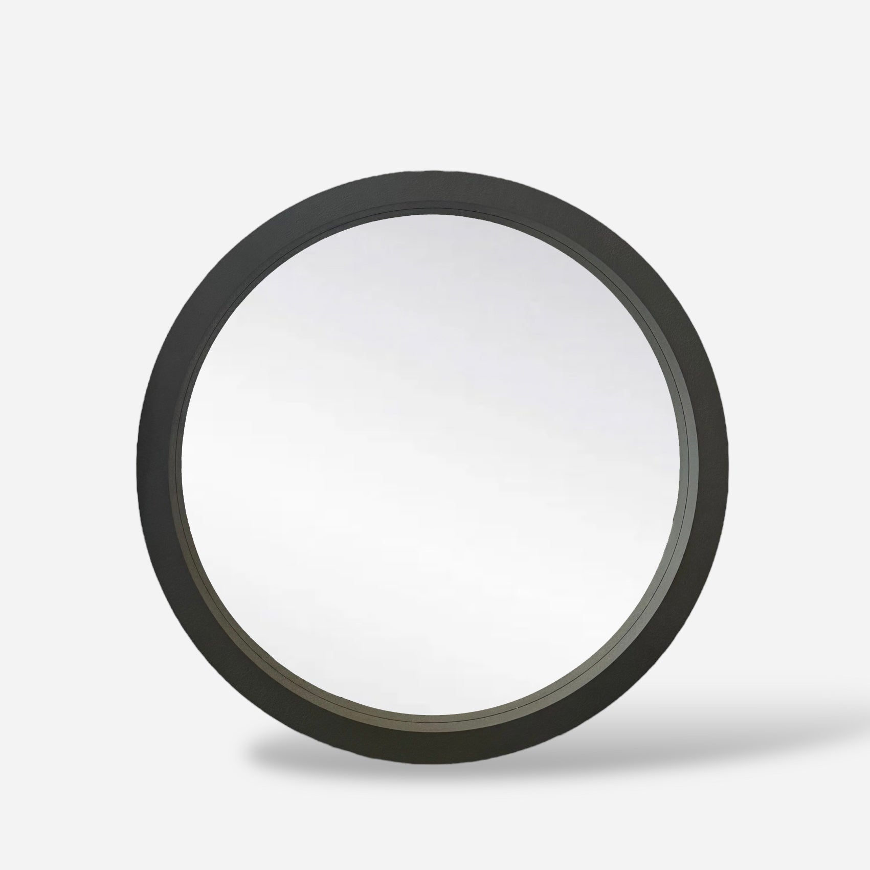 Giant Circle Mirror - Plaster Finish